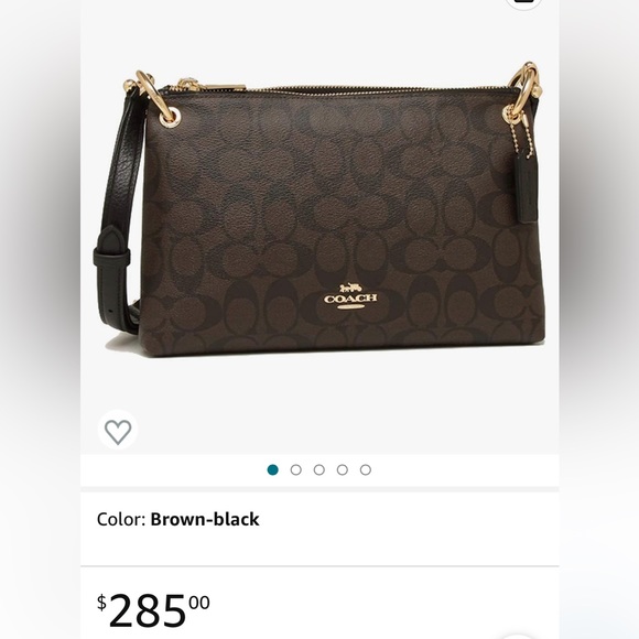 COACH Crossbody, Fabric Type Canvas,Leather
Closure Type
Snap - Picture 4 of 13